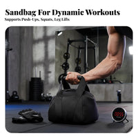 Portable Kettlebell Sandbag Heavy Duty Construction Soft Kettlebell Comfortable Grip Handle for Home Gym