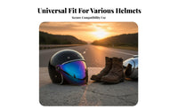 Universal Accessory Half Helmet Face Visor Sun Protection Motorcycle Helmet Lens Windproof Anti-Fog
