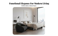 Foldable Design Folding Single Sofa Bed Multi-Functional Pull-expandable Single Bed Chair Space-Saving transformable Armchair Easy to Convert for Apartment Dwellers, College Students, Guests, Small areas, Guest Room, Bedroom, Home Office