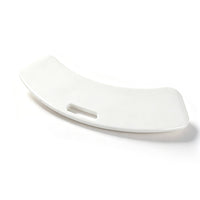 Transfer Board with Hand Slot Curved Transfer Board Medical Equipment Smooth Rigid for Caregivers, Wheelchair Transfers, Bedside