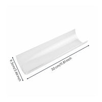 4 Pieces Cake Roll Slicing Ruler Clear Markings Swiss Roll Portioning Guide Multiple Sizes Toast Slicing Ruler for Home Cooks, Parties