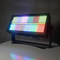 400W Strobe Light with Bracket Waterproof LED Strobe Light IP65 Stage Lighting Fixture RGBW for Performers, DJs, Outdoor Performance, Concerts, Clubs