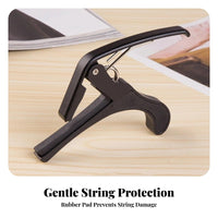 Guitar Capo Long-Lasting Aluminum Alloy Quick Change Capo No Fret Buzz