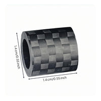 Cue Shaft Tip Ferrule Woven Pattern Billiard Cue Ferrule Hollow Center Sports Gear for Billiards