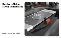 Foldable Treadmill Quiet Smart Treadmill Space Saving Electric Running Machine for Runners, Home, Gym