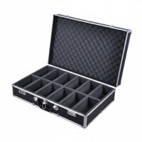 Large Capacity Graded Card Storage Box Removable Dividers Graded Card Storage Case Shock Resistant Resistant Slab Case Padded Interior for Collectors, Tournament, Travel