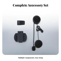 Headset Accessories Easy to Install Helmet Communication System Parts High-Quality Sound Communication System Accessory Pack