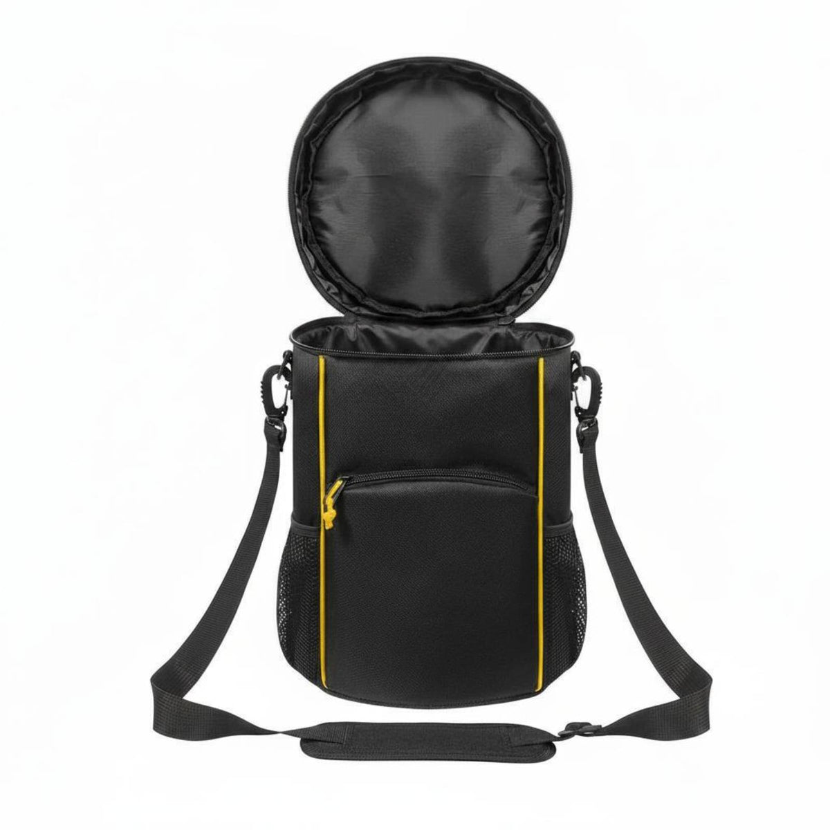 Large Capacity Pickleball Storage Bag Waterproof Tennis Ball Bag Water-Resistant Portable Ball Carrier Removable Shoulder Strap for Outdoor, Training