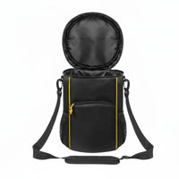 Large Capacity Pickleball Storage Bag Waterproof Tennis Ball Bag Water-Resistant Portable Ball Carrier Removable Shoulder Strap for Outdoor, Training
