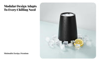 Rapid Beverage Chiller Keeps Drinks Cold Freezable Champagne Chiller Bottle Chiller Portable Barware No Condensation