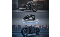 Motorcycle Front Mudguard Guarding with Predrilled Holes Motorcycle Front Mudguard for Motorcyclists