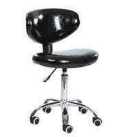 Rolling Caster casters Adjustable supportless Stool with supportrest Task Chair 360-Degree rotate Movable Furniture space-saving Design for Office Workers Artists, Professionals, Salon, Clinic, Spa, Workshop