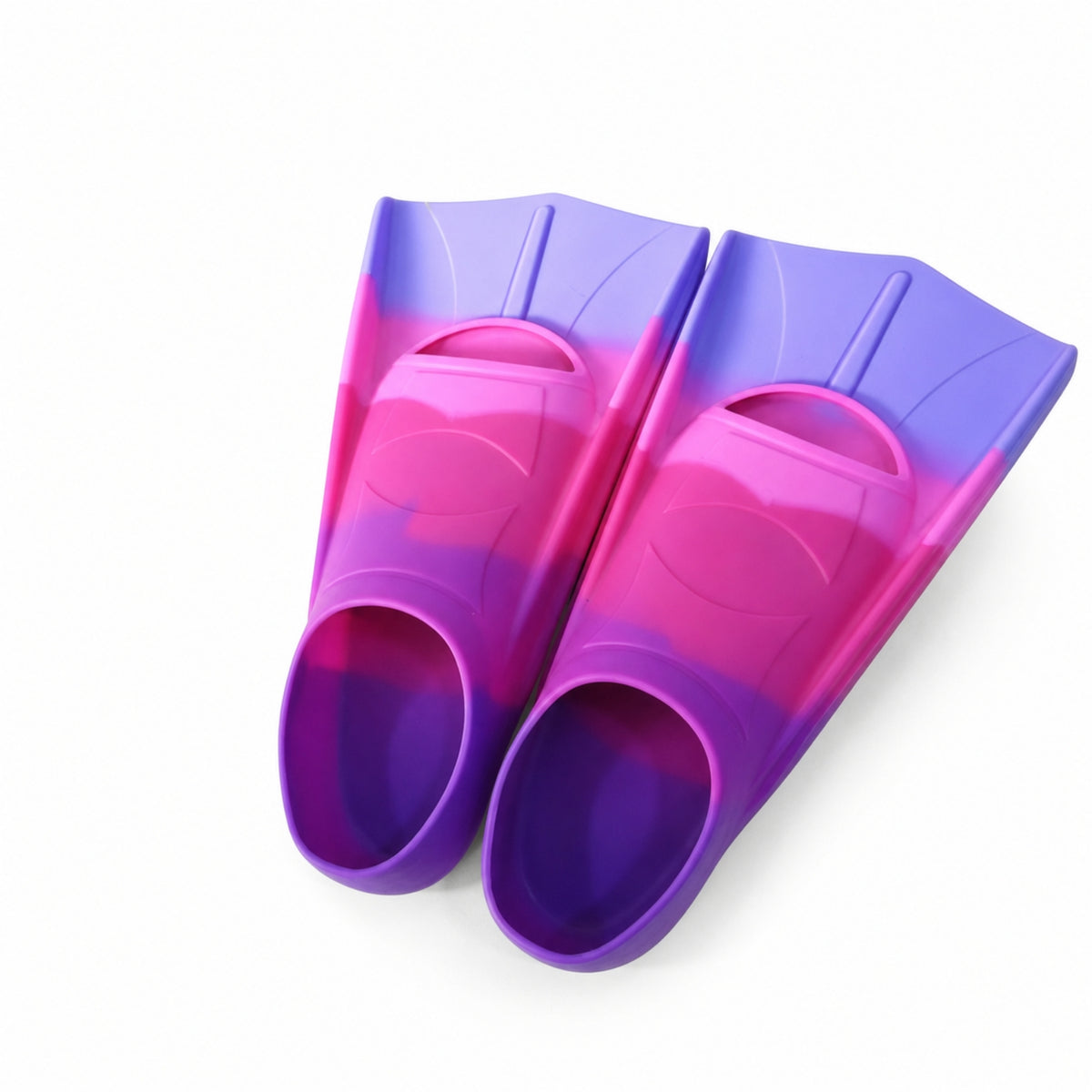 Short Swim Fins Flexible Silicone Swim Fins Soft for Pool Training, Snorkeling