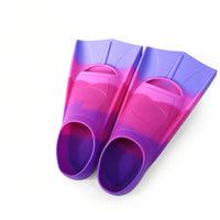 Short Swim Fins Flexible Silicone Swim Fins Soft for Pool Training, Snorkeling