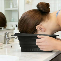 Portable Collapsible Ice Facial Basin Food-Grade Silicone Face Ice Bath Bowl Long-Lasting Breathing Cold Treatment Bowl Ergonomic for Beauty Enthusiasts, Women, Travel, Home Spa