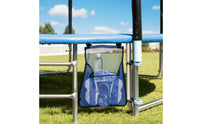 2 Pieces Easy to Clean Trampoline Shoe Bag Adjustable Straps Trampoline Side Storage Pouch for Backyard, Garden