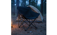 Comfortable Moon Chair Lightweight Portable Folding Chair Compact Fold Travel Stool Heavy Duty for Students