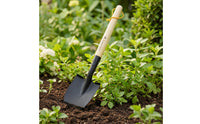 Garden Trowel with Wooden Handle Rust Resistant Gardening with Wooden Handle Sturdy Soil Digger for Homeowners, Planting, Yard Work