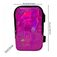 Rectangular Thigh Pouch Buckles Zippered Thigh Pouch Adjustable Straps