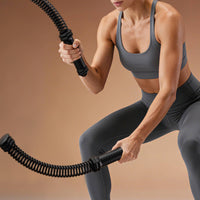 Spring Exercise Rope Ergonomic Exercise Rope with Wrist Straps Elastic Spring Resistance Band for Beginners, Home Gym