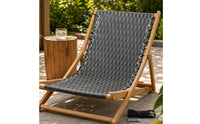 Mesh Reclining Chair Material Panel Woven Lounge Chair Cover with Eyelets Breathable Replacement Material with Cords Reinforced for Patio, Beach, Garden