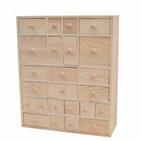 Wooden Drawer Organizer Multiple Drawers Wood Desktop Organizer Rectangular Small Drawer Storage Box