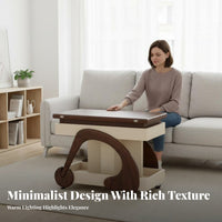 Mobile Design Adjustable elevatingTop C-Table Space-Saving Rolling Cart mid-20th-century-20th-centuryera Modern aesthetic Couch Desk Easy Assembly for Small Apartment Dwellers, Remote Workers, Students