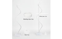 Balloon Arch Stand with Base Stable Balloon Arch Stand Curved for DIY Decorators
