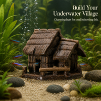 Aquarium Landscape Ceramic House Ornament for Fish Tank Decoration