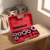 Ratchet piping Threader Kit Compact piping Threading Machine with Case Heavy Duty Tool for Plumbers, Pipefitters