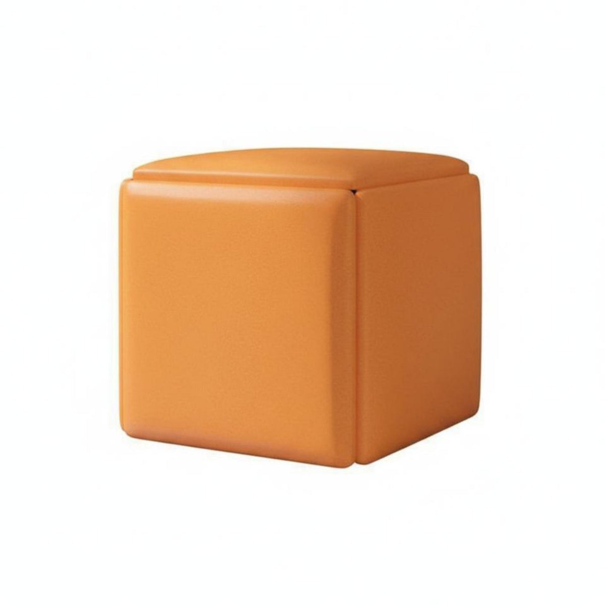 Multi-Functional 5-in-1 Cube Ottoman Space-Saving 5-in-1 store compactlying Cube long-lasting Construction Stackable Seating Sturdy Frame for Apartment Dwellers, Homeowners, Party Hosts, Living Room, Small Spaces, Bedroom, Parties