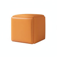 Multi-Functional 5-in-1 Cube Ottoman Space-Saving 5-in-1 store compactlying Cube long-lasting Construction Stackable Seating Sturdy Frame for Apartment Dwellers, Homeowners, Party Hosts, Living Room, Small Spaces, Bedroom, Parties