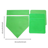 5 Pieces Rubber Home Plate Set Waterproof Baseball Base Set Portable Field Marker for Kids, Gym