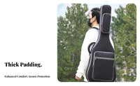 Electric Guitar Gig Bag Thickened Padding Soft Electric Guitar Case Instrument Carrier Waterproof Music Equipment Protection