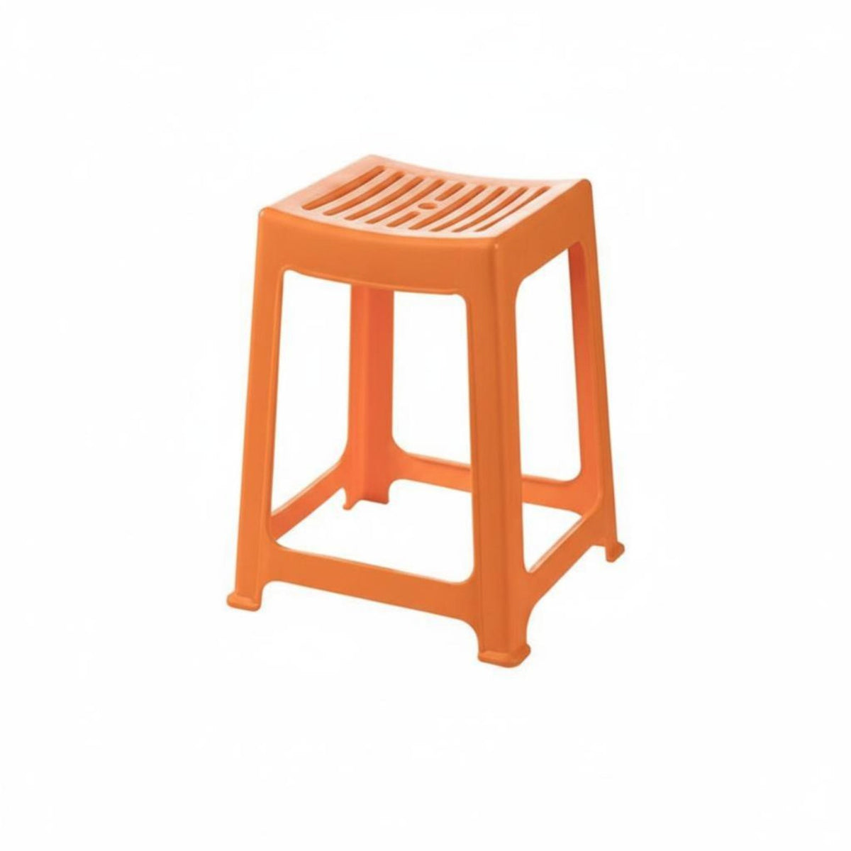 Anti-Slip Feet stackable Stool Set Simple Design Stackable Square Stool Easy to Clean Household Furniture long-lasting Construction for Families, Students, Bathroom, Living Room, Balcony, Office