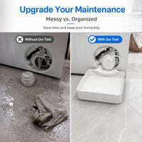 3D Printed Washing Machine Drainage Tray Set for Samsung (3-Piece)