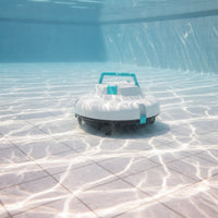 Robotic Pool Cleaner Automatic Pool Robot Waterproof Cordless for Homeowners