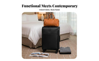Softside Suitcase Lightweight Softside Telescopic Handle Luggage for voyagers, holidayers, holiday, holidays, weekend escapes