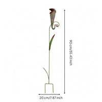 Carnivorous Plant Stake Fiberglass Carnivorous Flower Sculpture Painted