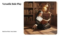 Girls Religious Habit Loose Fit Girl's Catholic Sister Robe Classic Design Kids Nun Costume