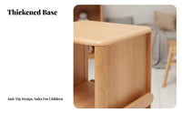 360-Degree Rotation Revolving book storage unit Nordic design Multi-Tier Rotating book storage unit Space-Saving children's Furniture Large Capacity for Toddlers, Parents, Students, Playroom, Nursery, Small Spaces, Kindergarten