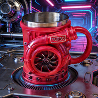 Turbocharger Mug V8 Engine Resin Craft Mug