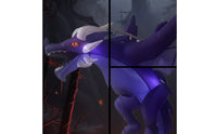 Inflatable Dragon with LED Halloween Hanging Dragon Decorations Lighted Outdoor for Yard, Haunted House
