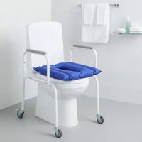 Inflatable Commode Seat Cushion Pressure Relief Toilet Cushion Breathable Inflatable Pad for Elderly, Patients, Hospital Bed