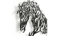 Modern Design Metal Horse Wall Art Artistic Design Horse Outline Wall Decor Lightweight for Bedroom, Office