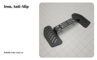 Front Footrest Wide Compatibility Footrests Heavy Duty Front Footrest Pedal Extension for Tall Riders, Long Distance Riding