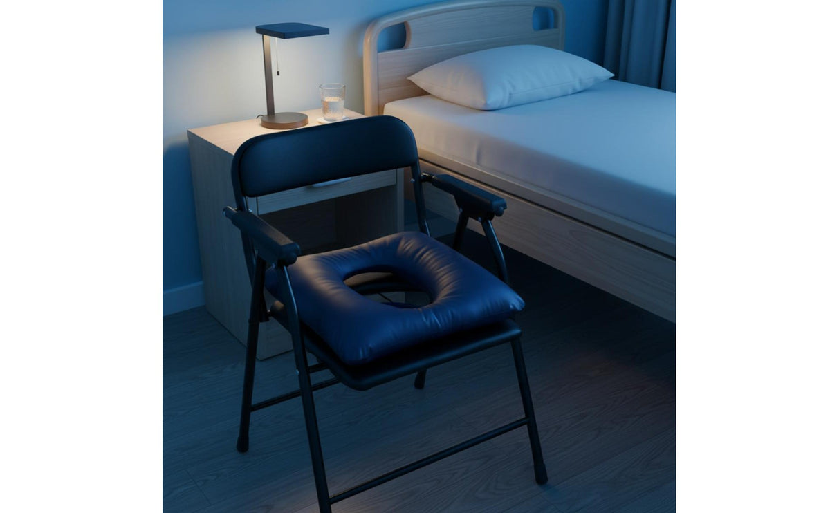 Commode Chair Pad Thick Padding Padded Commode Seat Waterproof Toilet Seat Pad Ergonomic Design U-Shaped Toilet Pad
