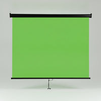 Pull-down Backdrop Wall-Mounted Backdrop with Pull Cord Manual Retractable Background for Streamers, Home Studio