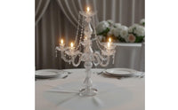 Rhinestone Candelabra Elegant Wedding Candelabra Ornate Taper Candle Stand Banquet
