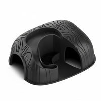 Reptile Food and Water 2 in 1 Two Entry Reptile Shelter Easy to Clean Hide Cave for Geckos, Reptiles